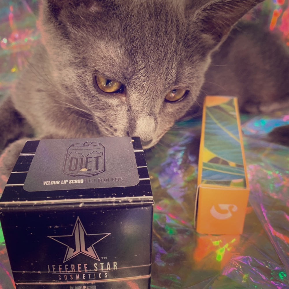 NIB GLOSSIER mango balm dot com JEFFREE STAR scrub